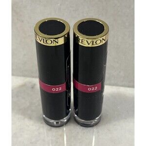 (2)  Revlon Super Lustrous Glass Shine Lipstick 022 Fuschia Gleam 0.15 oz Sealed